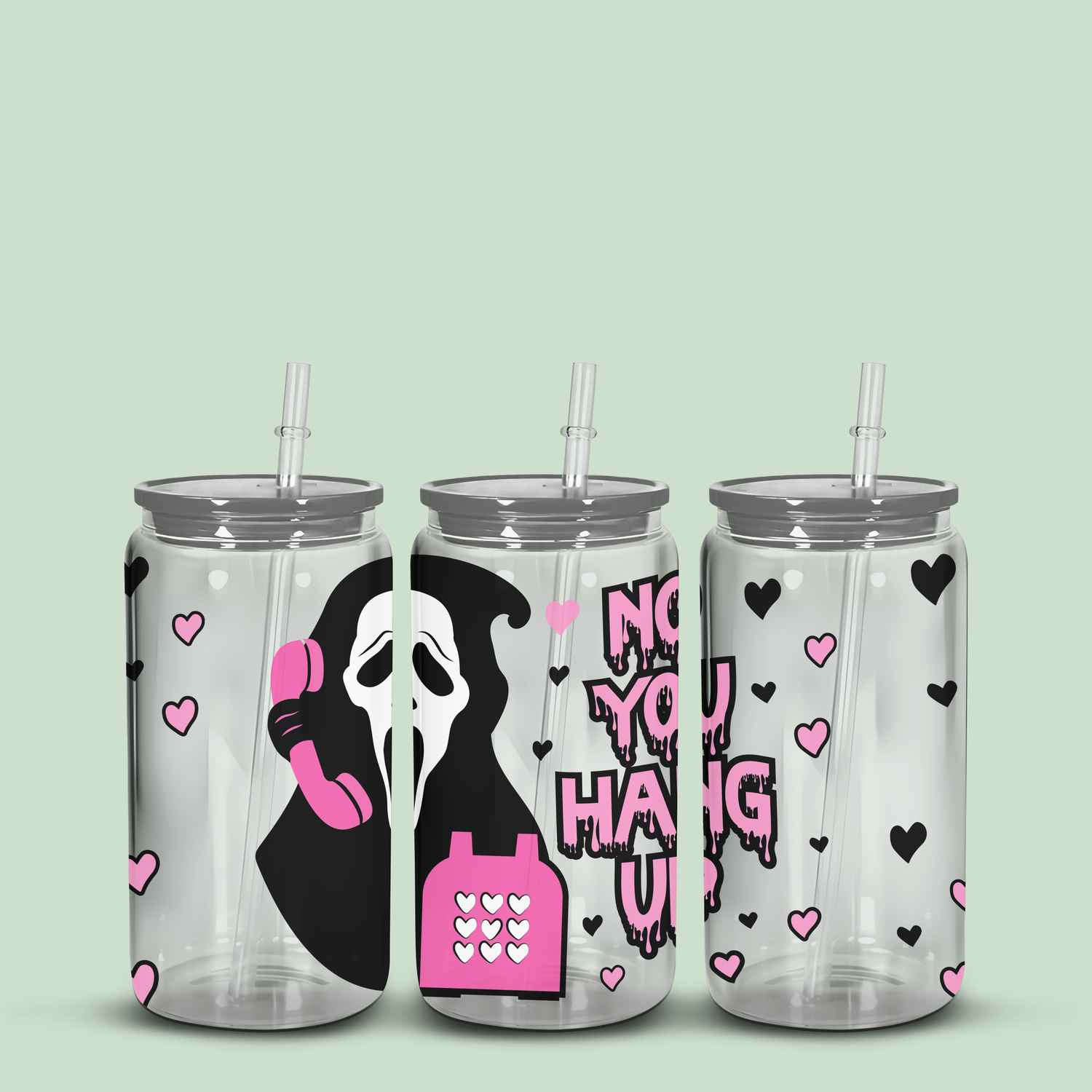 Ghost face PINK