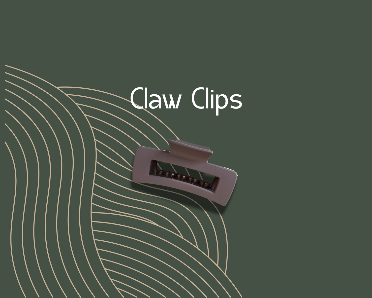 Hair claw clips