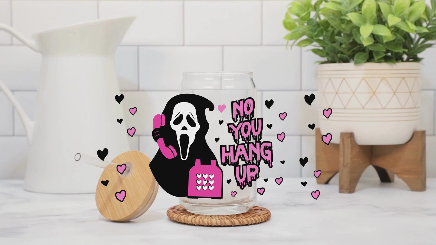 No you hang up- PINK